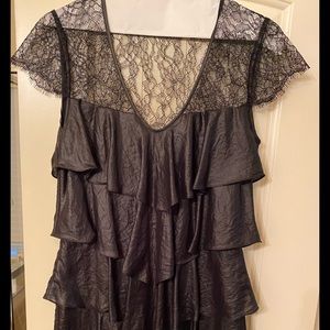 BCBGMAXAZARIA Black mini dress